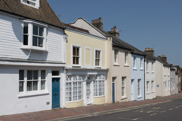 Old terraced houses