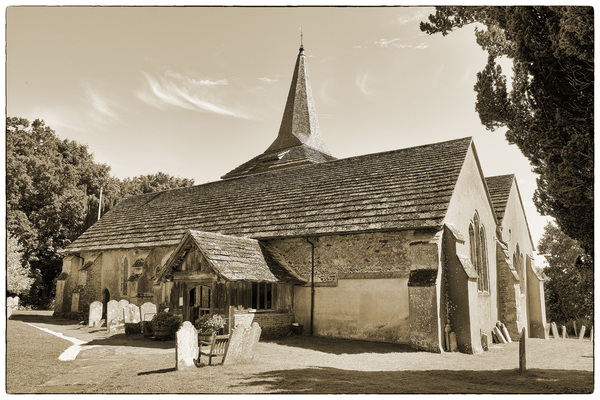 Old church (sepia)