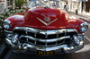 Cadillac rouge classique des années 1950