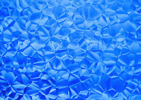 painted blue sharp shapes1