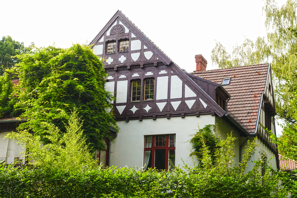 idyllic half-timbered house