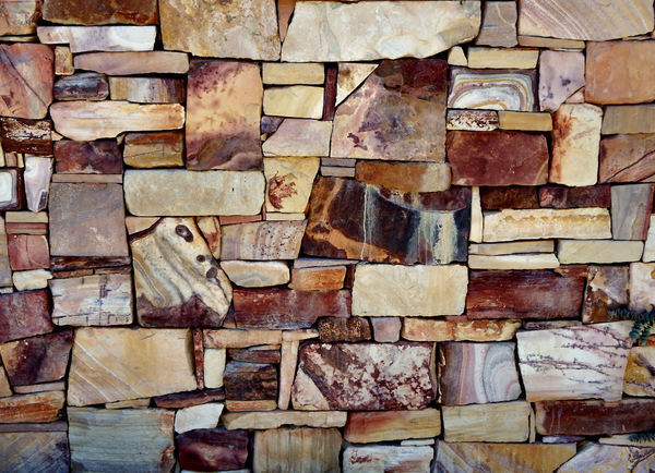 mixed colors stone wall5