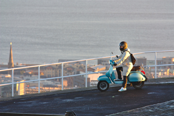 Vespa with a View