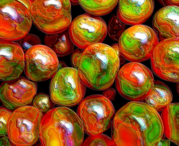 enamel layered marbles1