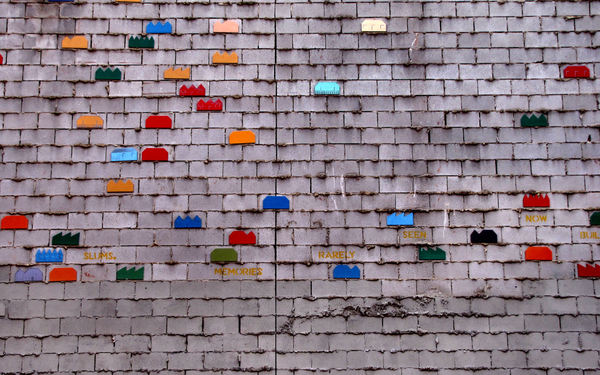 colour added wall