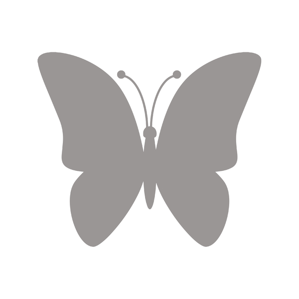 Silver Butterfly Icon