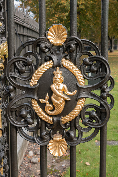 Ornamental gate detail