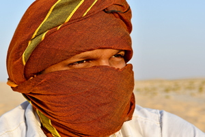 Arabic Indian Man in desert