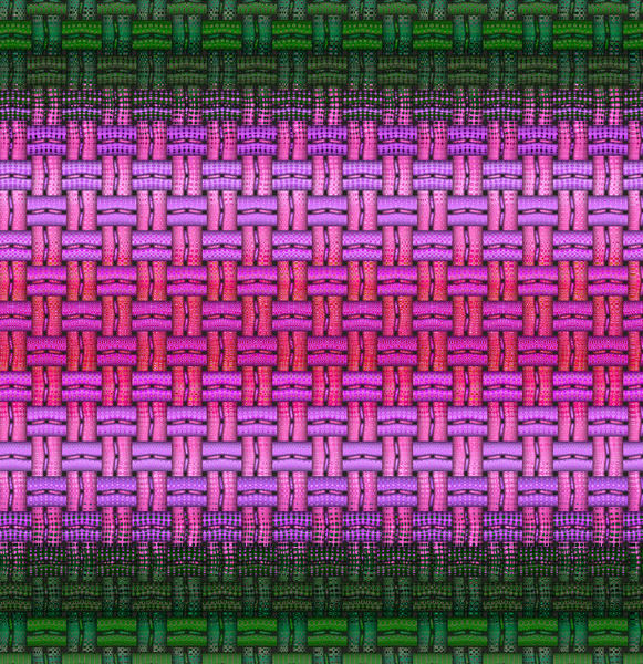 pink & green color weave1