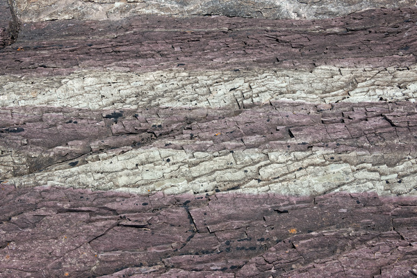 Striped rock texture