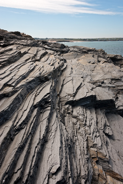 Coastal rock strata