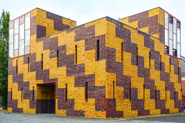 brick shapes facade