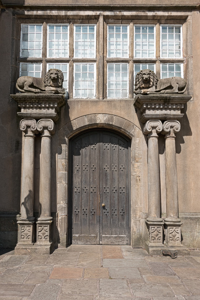 Historic house entrance