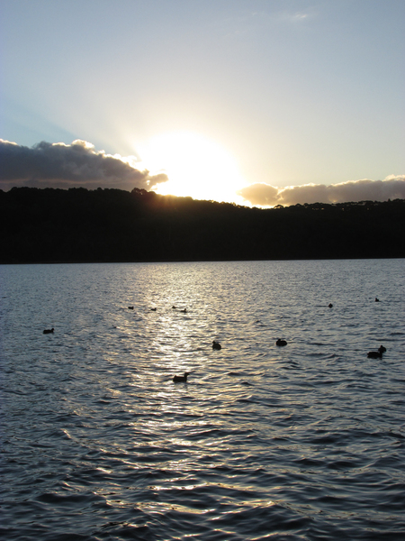 Sunset at Lysterfield Lake