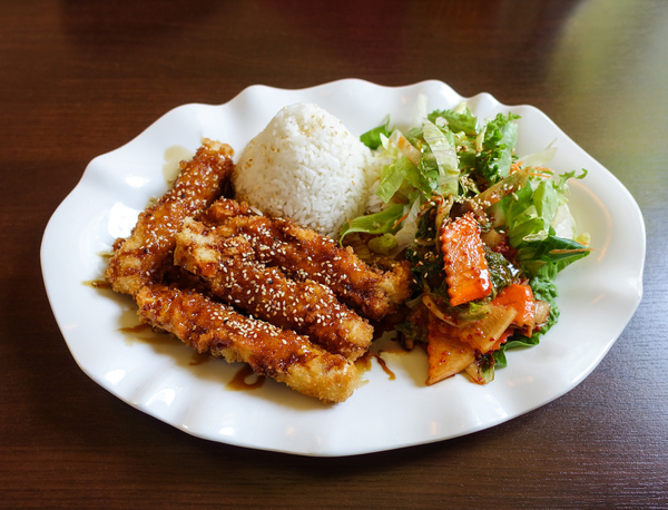 tofu with kimchi