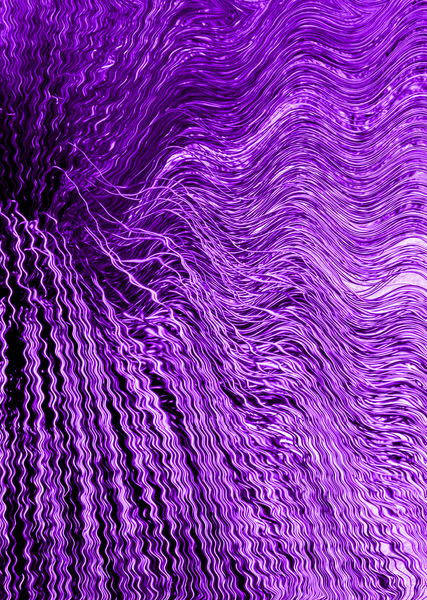 wavy purple threads