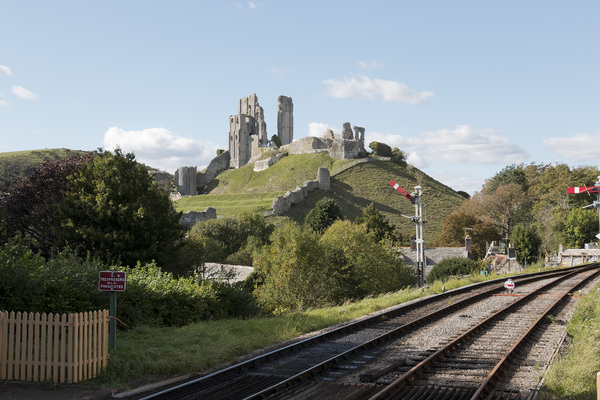 Castle and railway