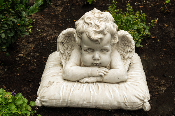 angel on a pillow