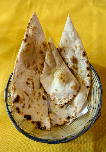 pointed naan bread