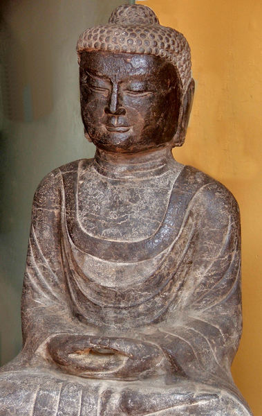 worn & weathered Buddha