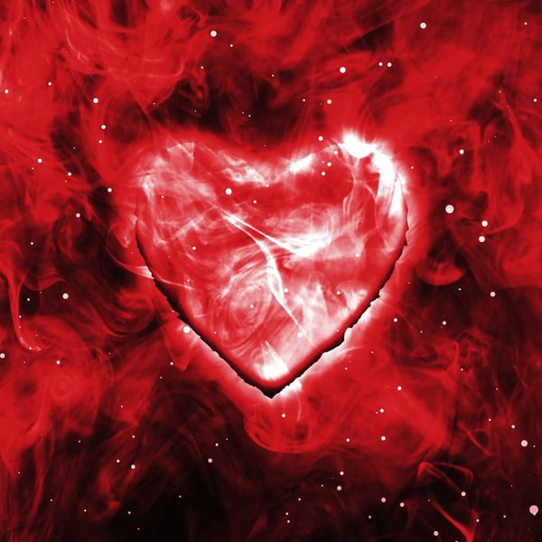 Heart of Fire: A fiery heart.