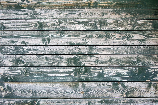 Wooden planks board - blueish