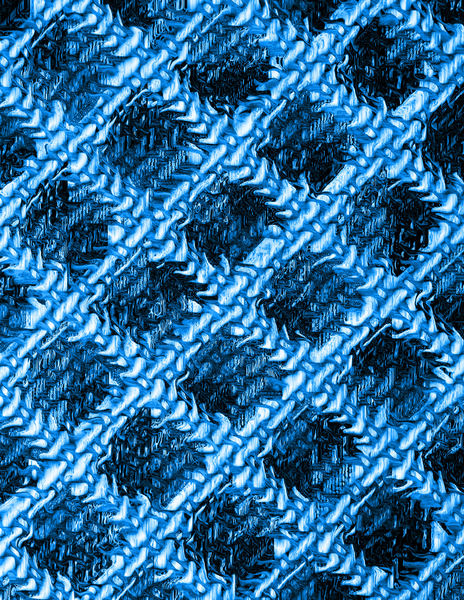 abstract blue 3D weave