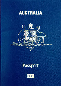 pasaporte australiano.: 