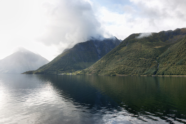 Fjord coastline