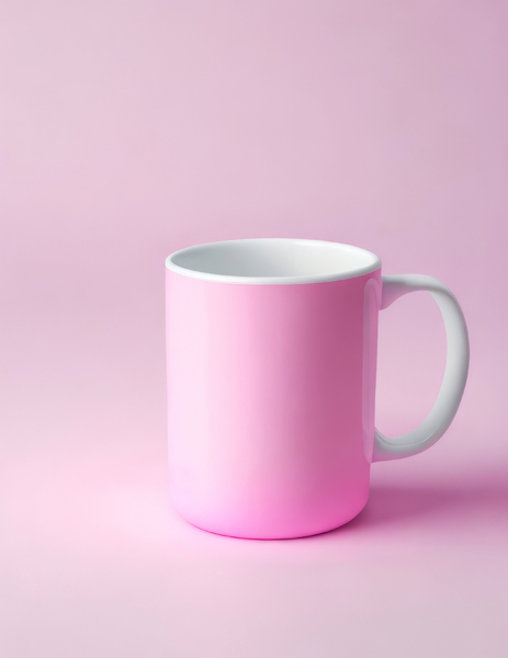 11 oz Pink mug mockup