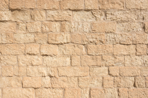 Rough sandstone wall