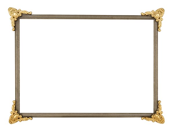 Gold Corners Metal Frame