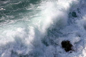 Tidal power 1: Tidal power in atlantic ocean. A Coruña, Galicia. Spain. EU