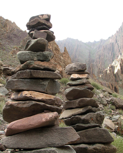 Cairn in the Himalayas
