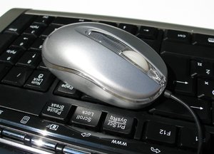 muis op het toetsenbord