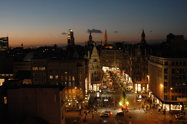 Antwerp(en) -BE- at night # 2.