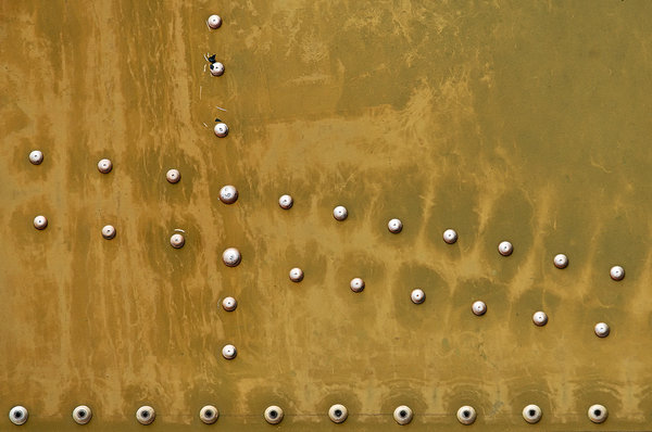 Helicopter texture 1: Rivets and metal panels from an old helicopter.