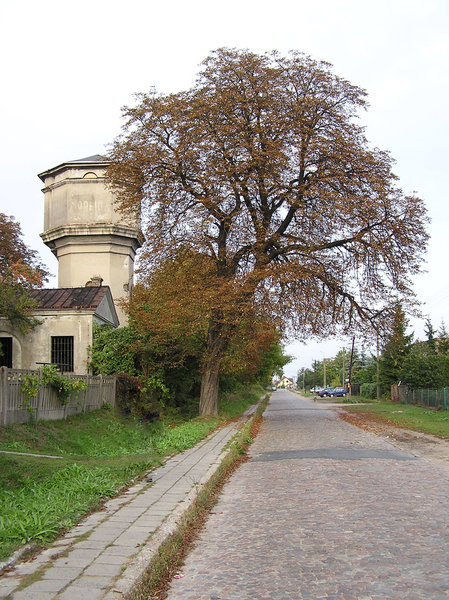 Water tower in Modlin