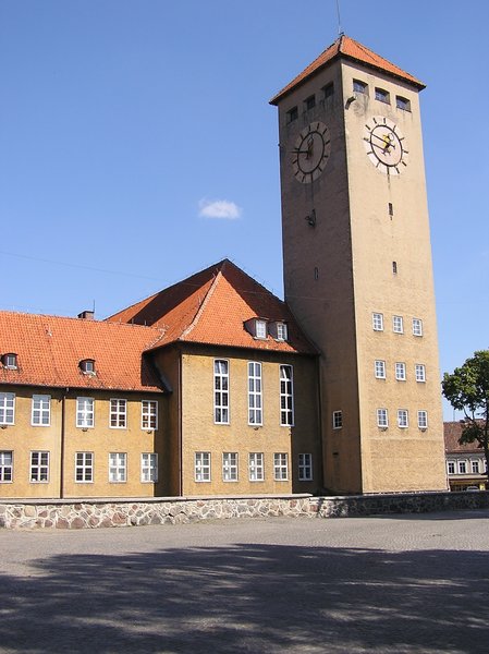 Clock tower in Szczytno