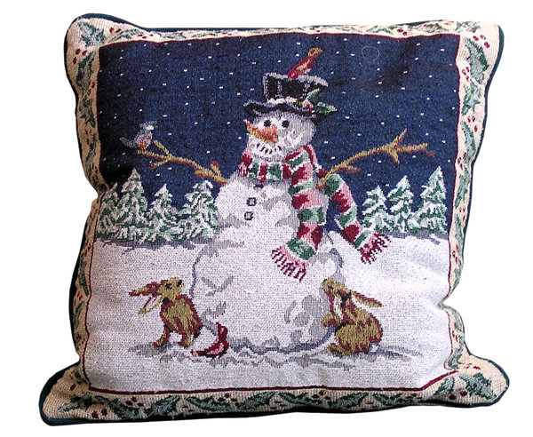 A winter pillow