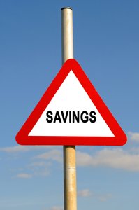 Savings Triangle Warning Sign