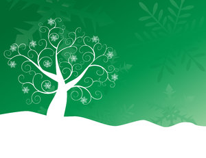 Green Tree Snowflake: 