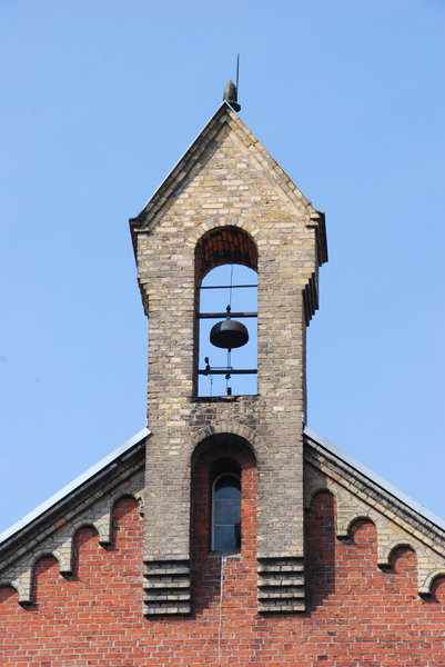 Old tower with the school bell