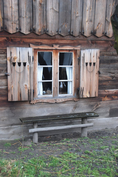 Window in old cottage