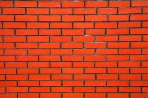 red wall texture: Ceramic bricks pattern