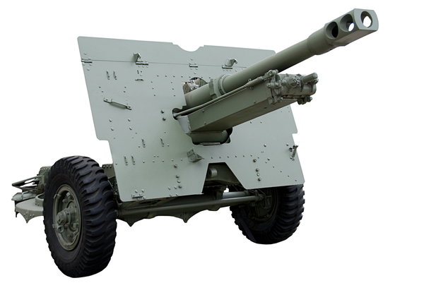 British field gun Mark 2 (25 p: 25 pounds (87,6 mm) british field gun Mark 2 from World War II