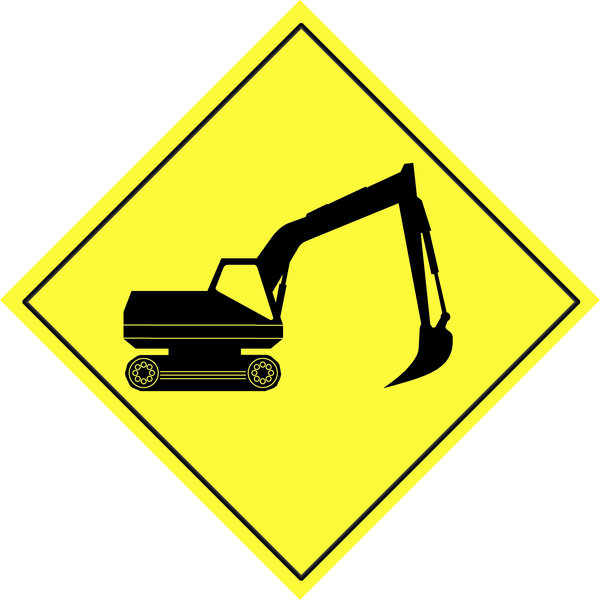 Traffic warning sign  6
