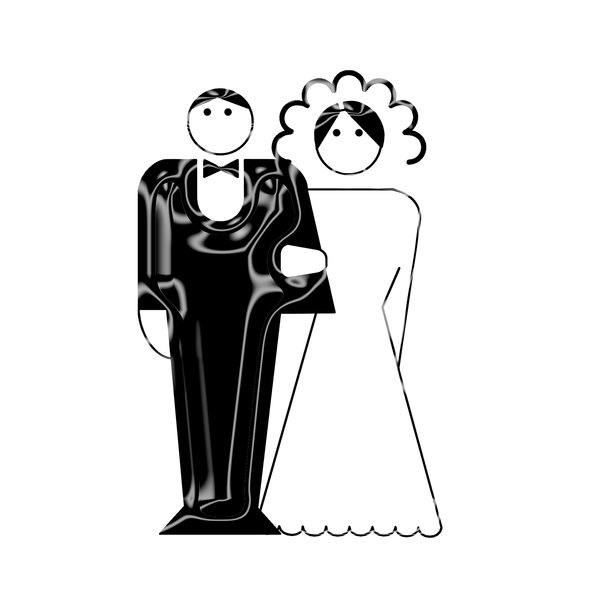 newly-weds pictogram 5: Wedding icon