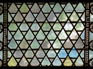 Mittelalterliche Glasmalerei Textur