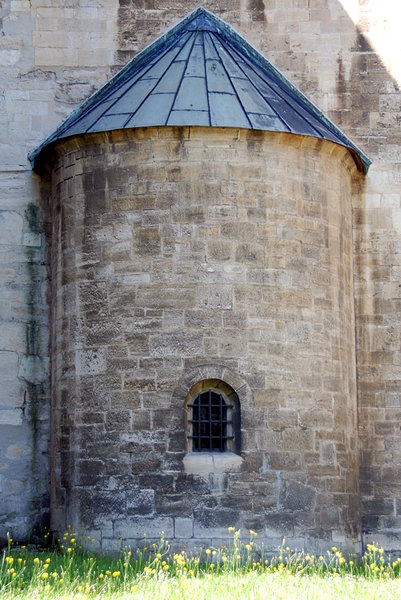 Romanesque apse of church in G